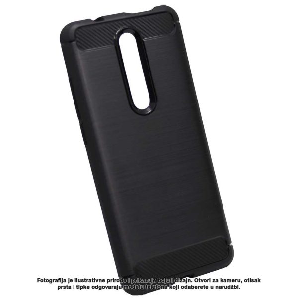 ZAŠTITNA MASKICA ZA APPLE IPHONE +CLASS TPU KARBON CRNA
