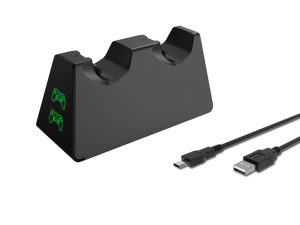 PUNJAČ DUAL DOCK ZA PS4 KONTROLERE DOBE