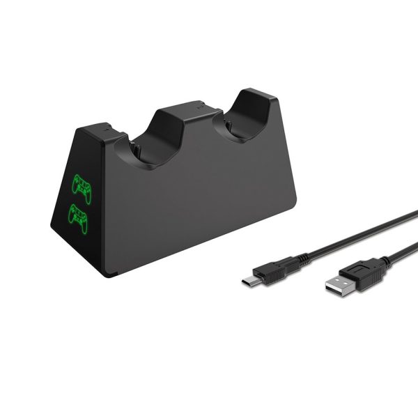 PUNJAČ DUAL DOCK ZA PS4 KONTROLERE DOBE