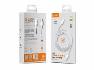 USB KABEL LDNIO LC122C 2m TIP C NA TIP C BIJELI