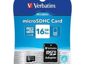 Memorijska kartica microSD Verbatim 16GB + adapter