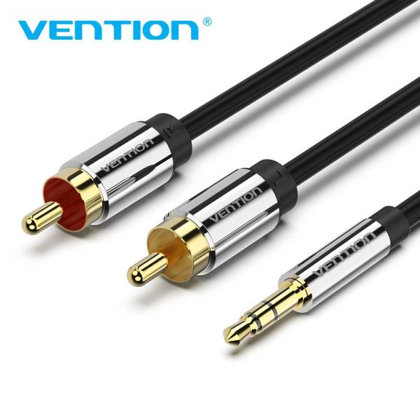 AUDIO KABEL 3.5 mm MUŠKI NA 2 RCA CINCH MUŠKI VENTION 1.5 m