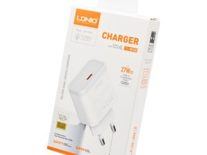KUĆNI PUNJAČ BRZI LDNIO Q122 27W 1*TIP C + KABEL TIP C NA TIP C