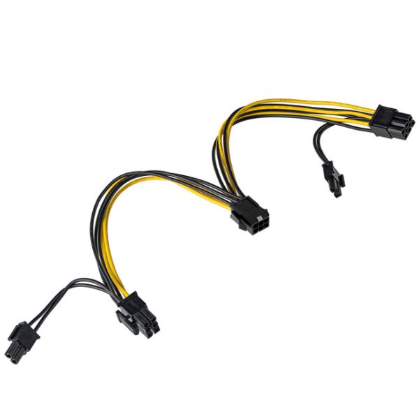 AKYGA Adapter kabel PCI-E 6 pin2x PCI-E 6+2 pin